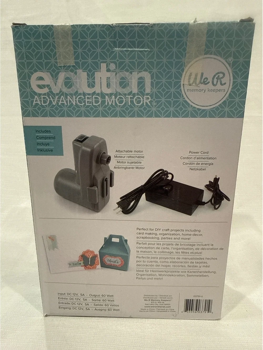 Evolution Advanced Motor Attaché for Die-Cutting, Embossing & Letterpress